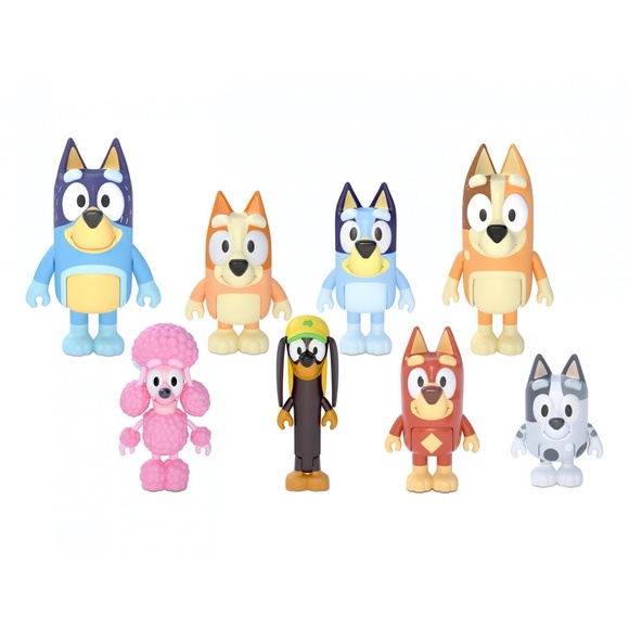 🆕 Bluey Family and Friends 2.5" Figures - 8 Pack - Picture 2 of 4